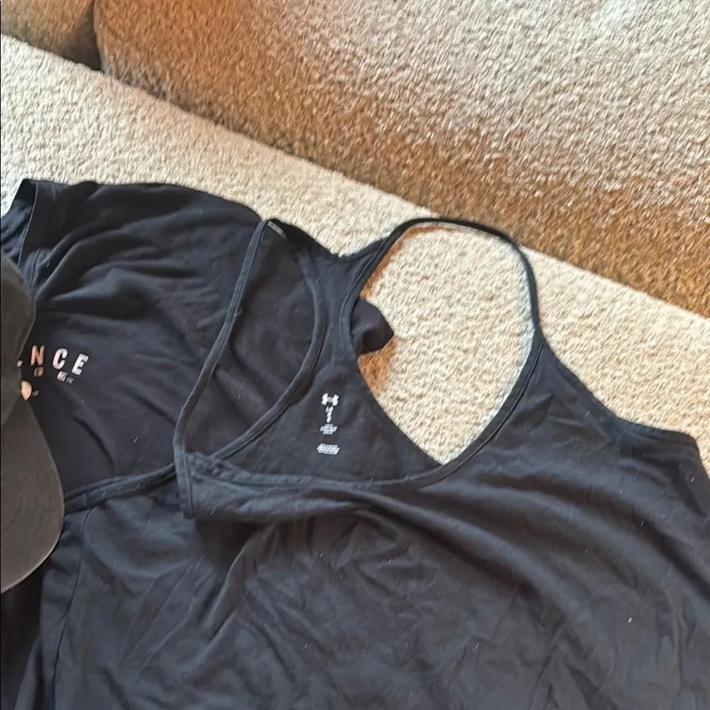 Providence College Under Armour Black Tank Top Soft Cotton Blend. Bundle